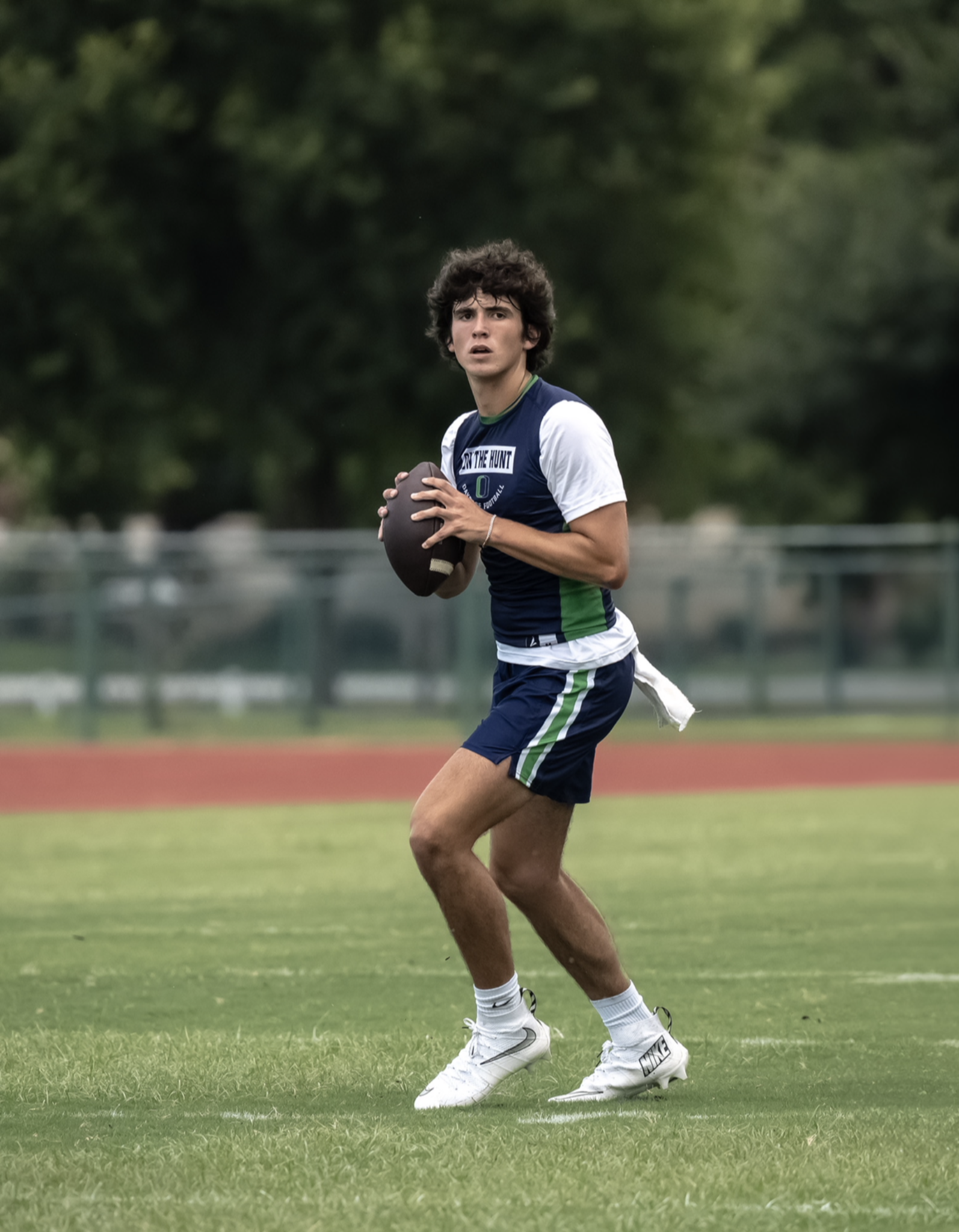 Luke Dearman quarterback action photo